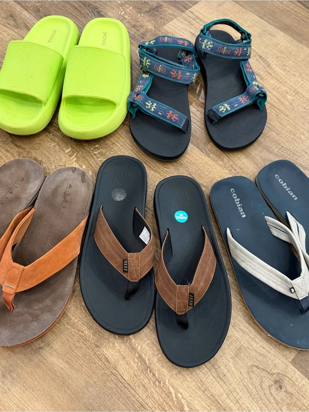 Size 11 Lot- Reef, Cobian, Teva, Bronax